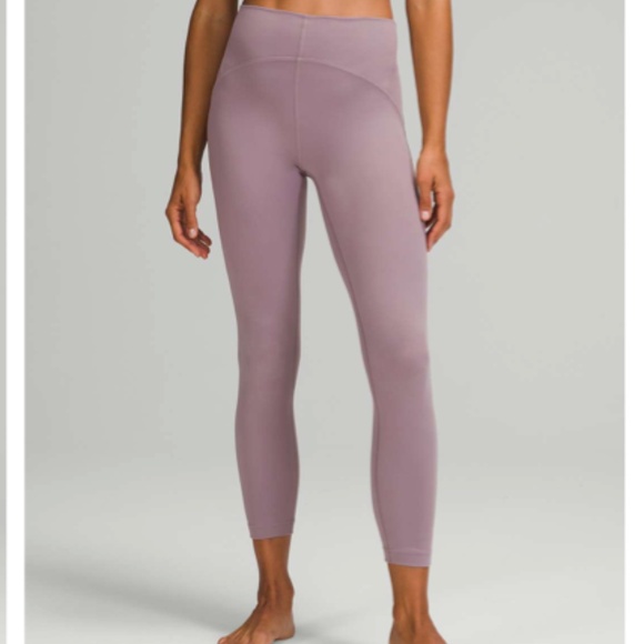 LULULEMON WOMENS INSTILL HIGH RISE TIGHT LEGGINGS 25" INSEAM VIOLET VERBANA 2 - Picture 2 of 8